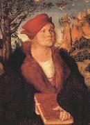 Lucas Cranach the Elder Dr.Johannes Cupinian (mk45) oil painting